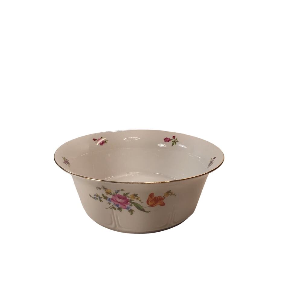 Vintage JLMENAU Graf Von Henneberg German Porcelain Serving Bowl 10"